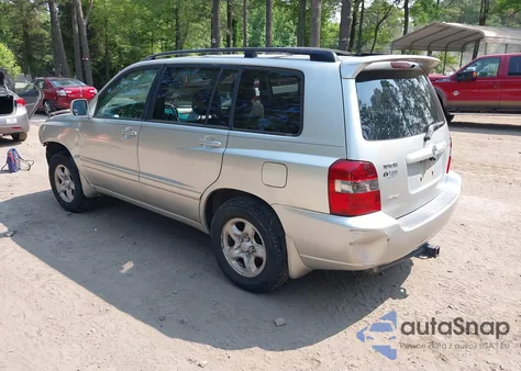 2007 Toyota Highlander from USA, damaged, VIN JTEHD21A870048460